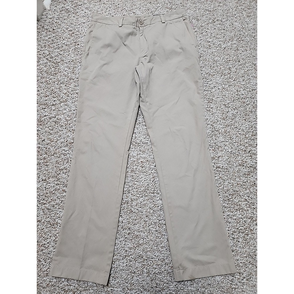 Vineyard Vines Slim Fit Breaker Pants Men's 34x32 Beige Chino Casual Preppy